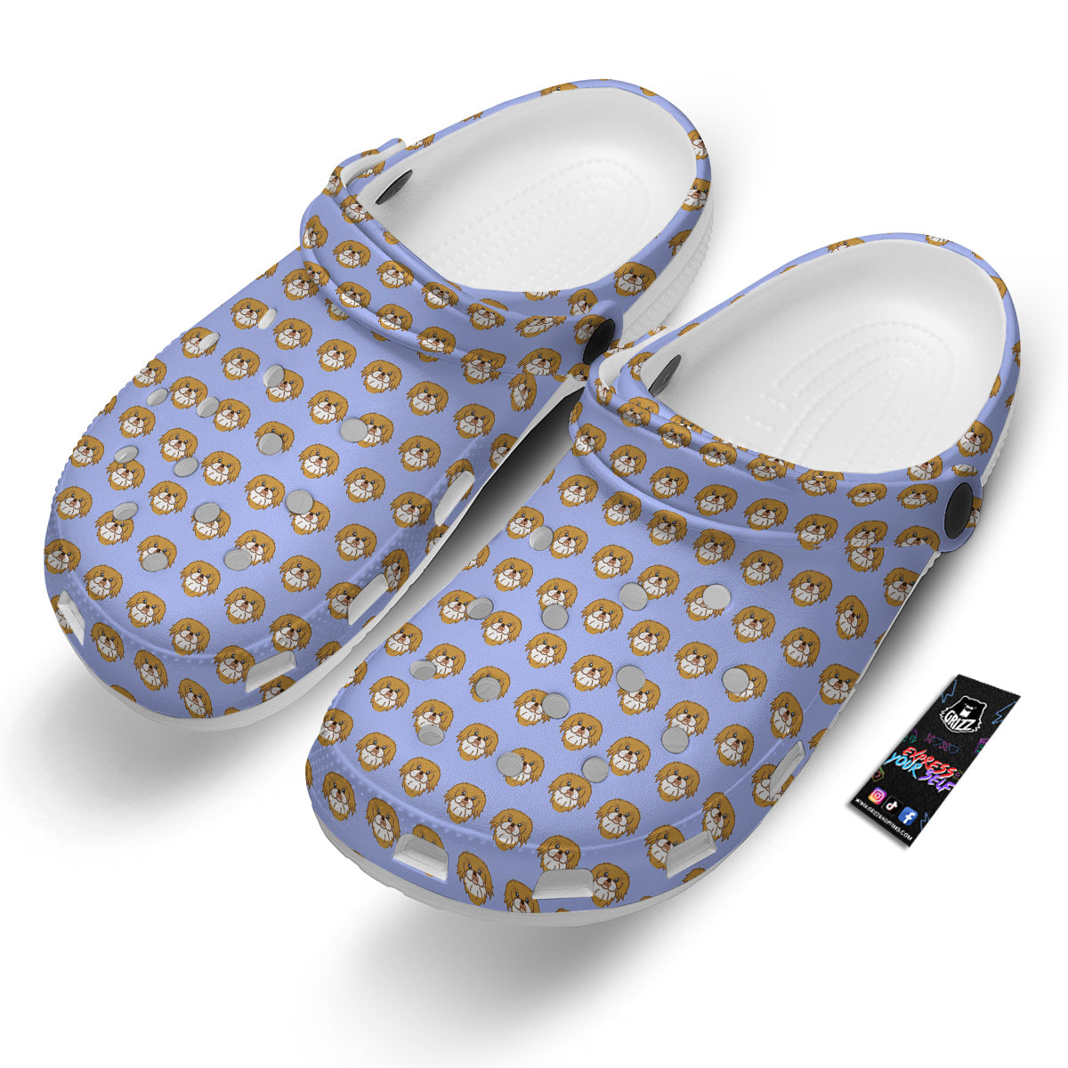 Shih Tzu Cute Print Pattern Clog-grizzshop