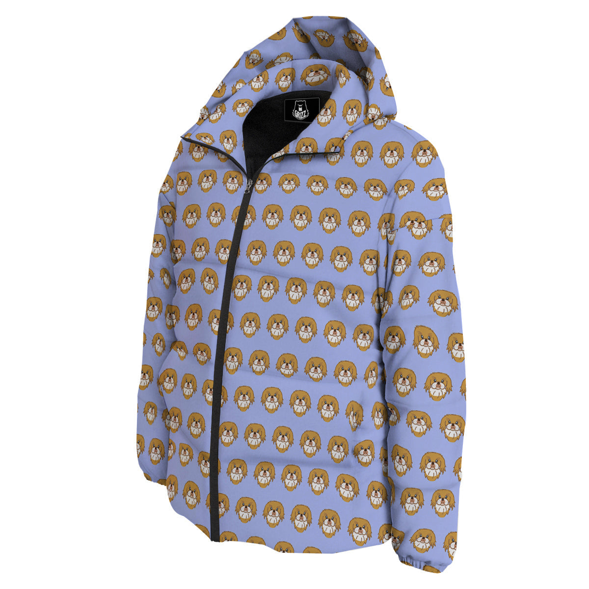 Shih Tzu Cute Print Pattern Down Jacket-grizzshop