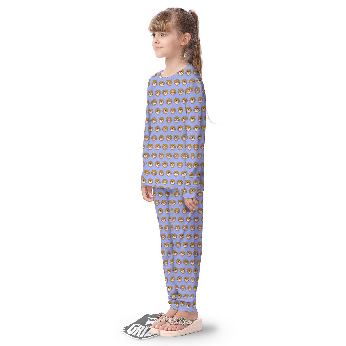 Shih Tzu Cute Print Pattern Kid's Pajamas-grizzshop