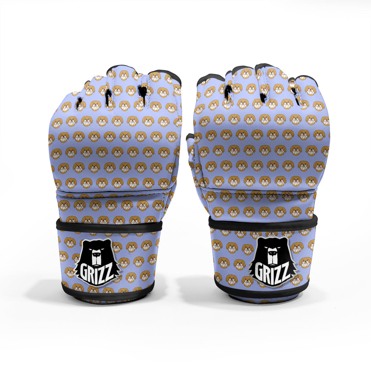 Shih Tzu Cute Print Pattern MMA Gloves-grizzshop