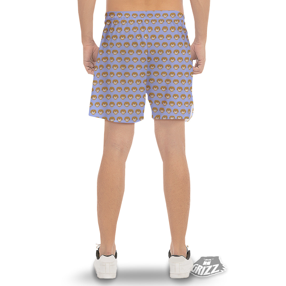 Shih Tzu Cute Print Pattern Men's Gym Shorts-grizzshop