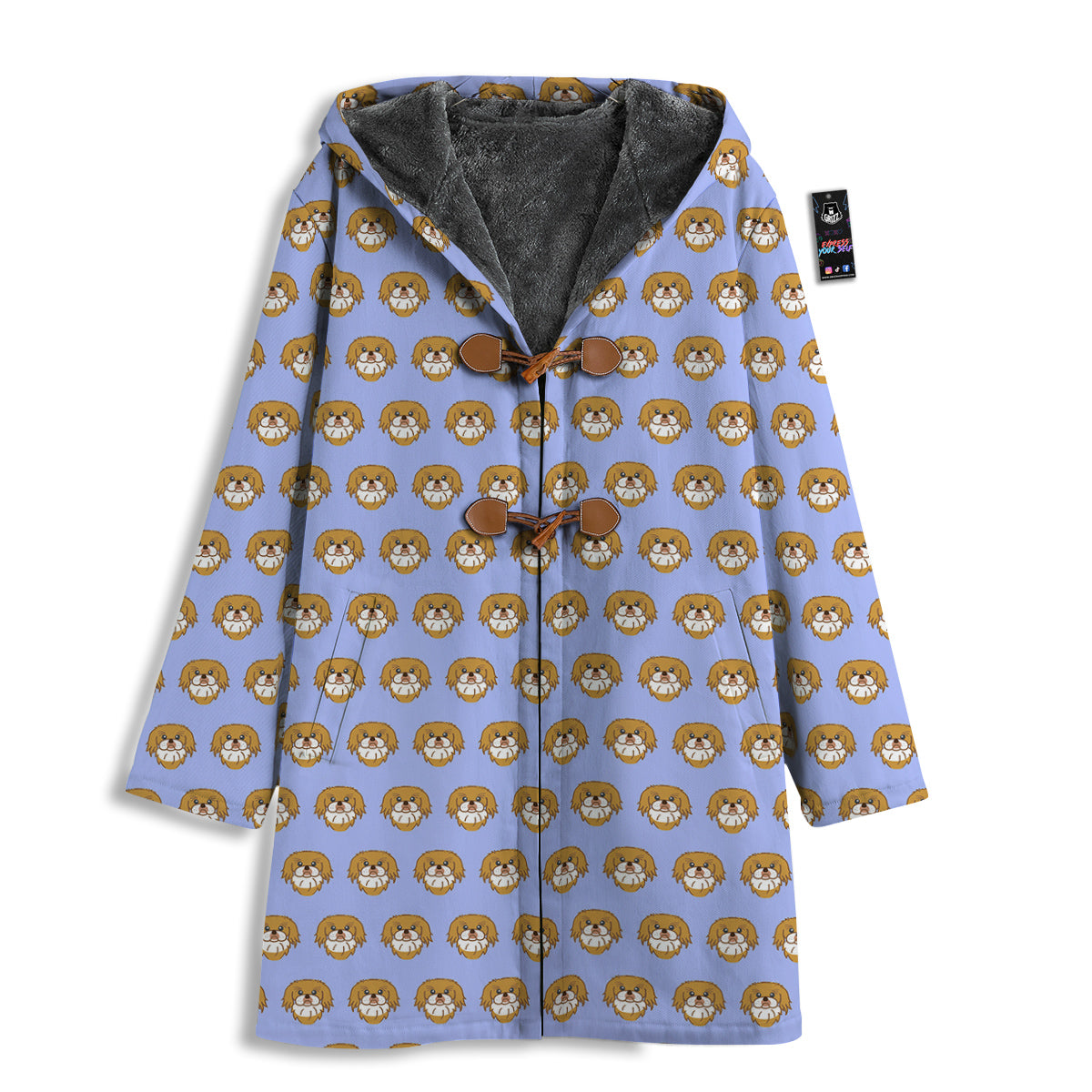 Shih Tzu Cute Print Pattern Men's Windbreaker Jacket-grizzshop