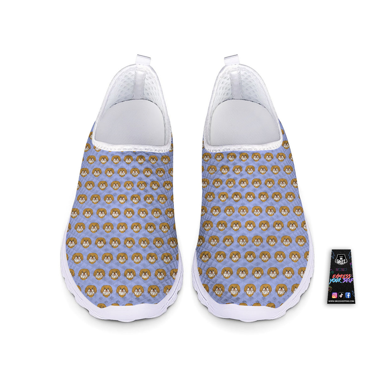 Shih Tzu Cute Print Pattern Nurse Shoes-grizzshop