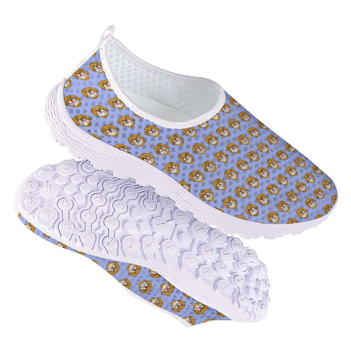 Shih Tzu Cute Print Pattern Nurse Shoes-grizzshop