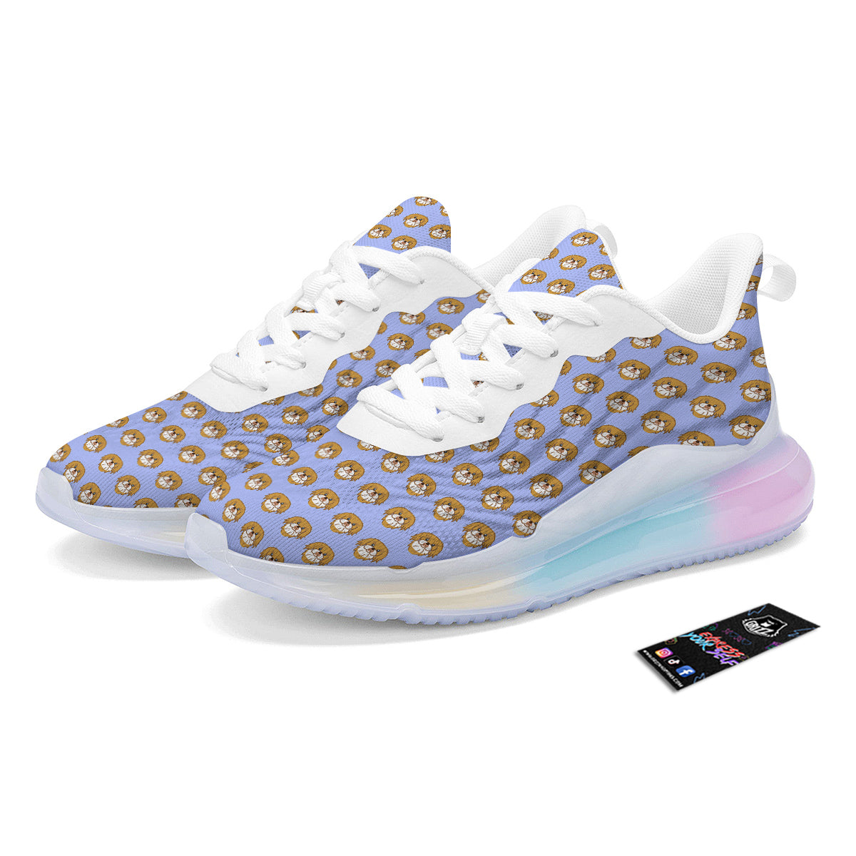 Shih Tzu Cute Print Pattern Running Sneakers-grizzshop