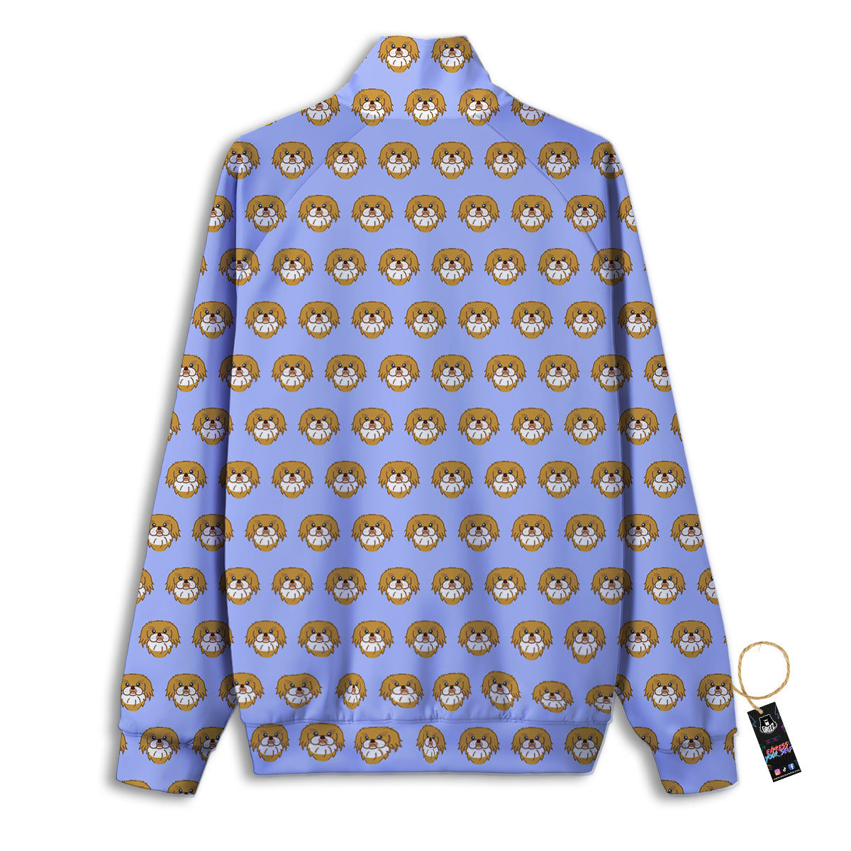 Shih Tzu Cute Print Pattern Track Jacket-grizzshop
