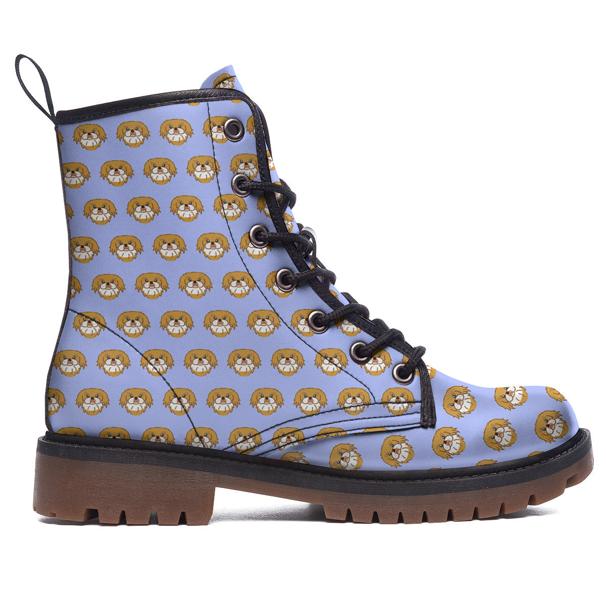 Shih Tzu Cute Print Pattern Work Boots-grizzshop