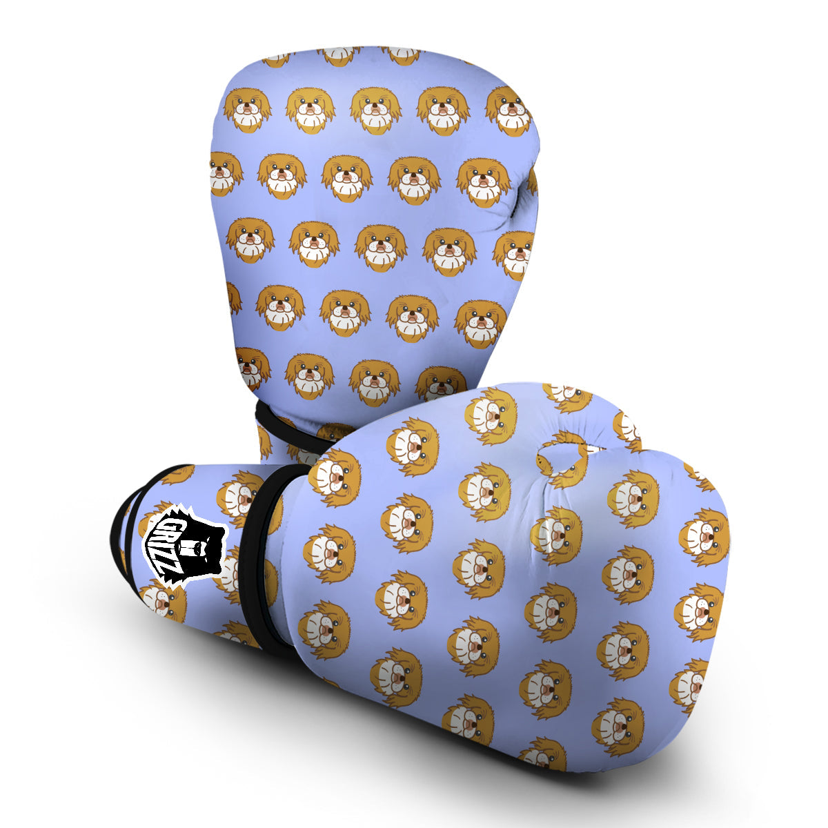 Shih Tzu Dog Print Pattern Boxing Gloves-grizzshop