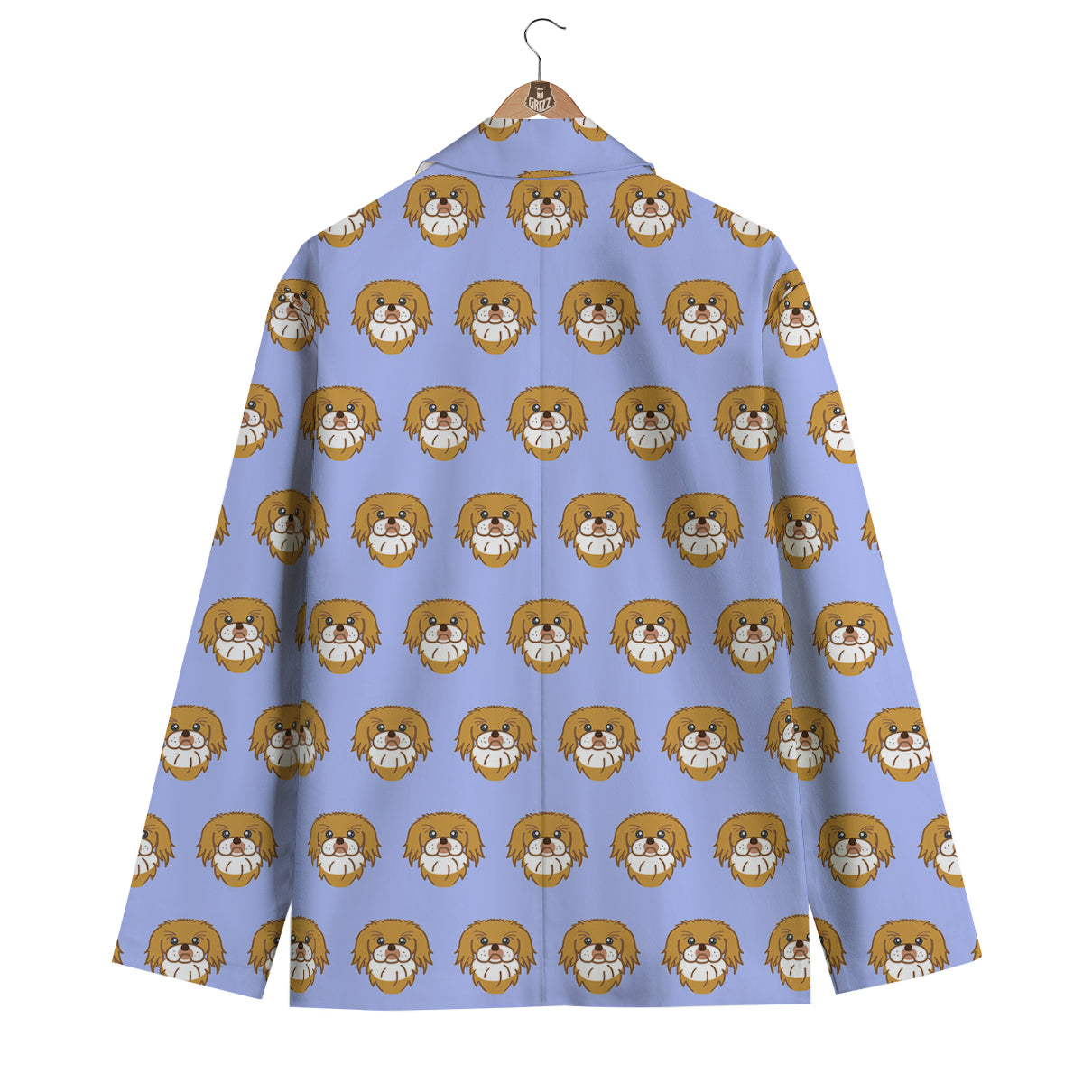 Shih Tzu Dog Print Pattern Men's Blazer-grizzshop
