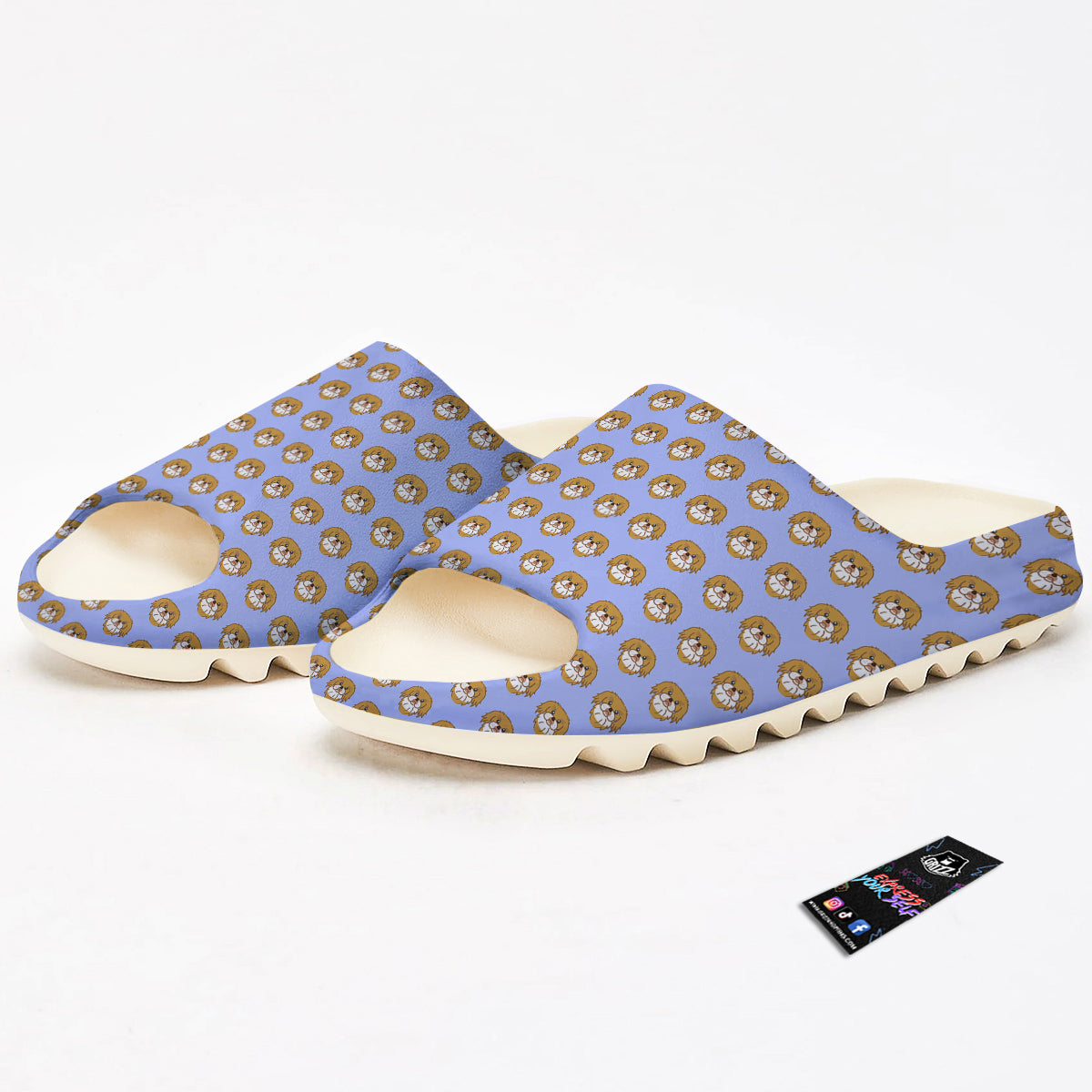 Shih Tzu Cute Print Pattern Sandals-grizzshop