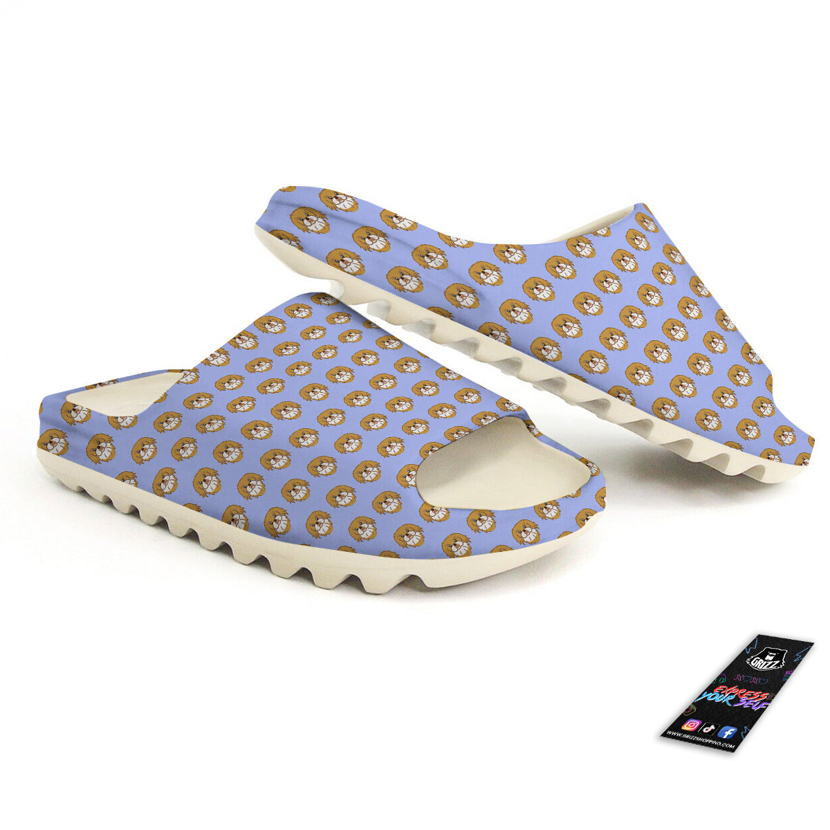 Shih Tzu Cute Print Pattern Sandals-grizzshop