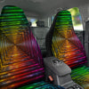 Shining Lights Rainbow Colors Neon Print Car Seat Covers-grizzshop