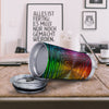 Shining Lights Rainbow Colors Neon Print Tumbler-grizzshop