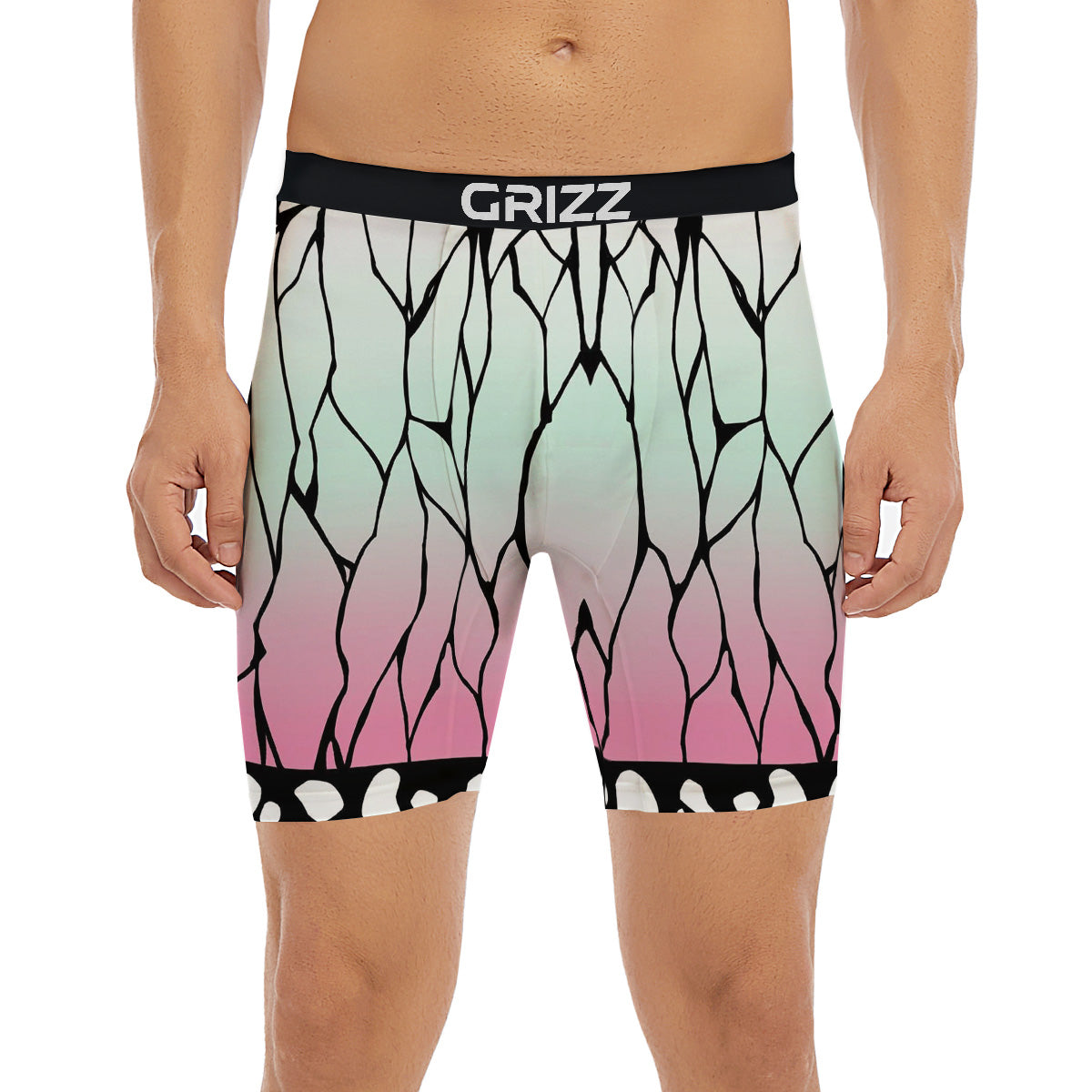 Shinobu Print Pattern Boxer Briefs-grizzshop