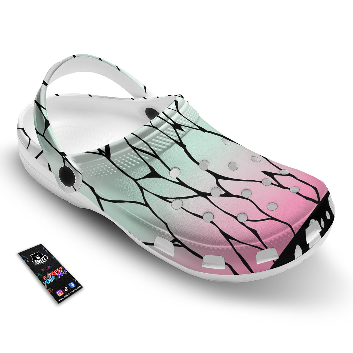 Shinobu Print Pattern Clog-grizzshop