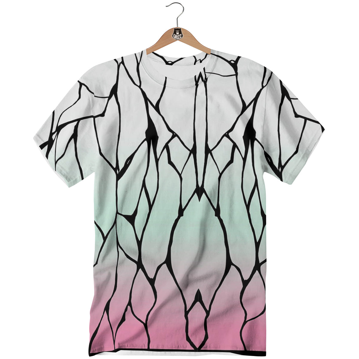 Shinobu Print Pattern T-Shirt-grizzshop