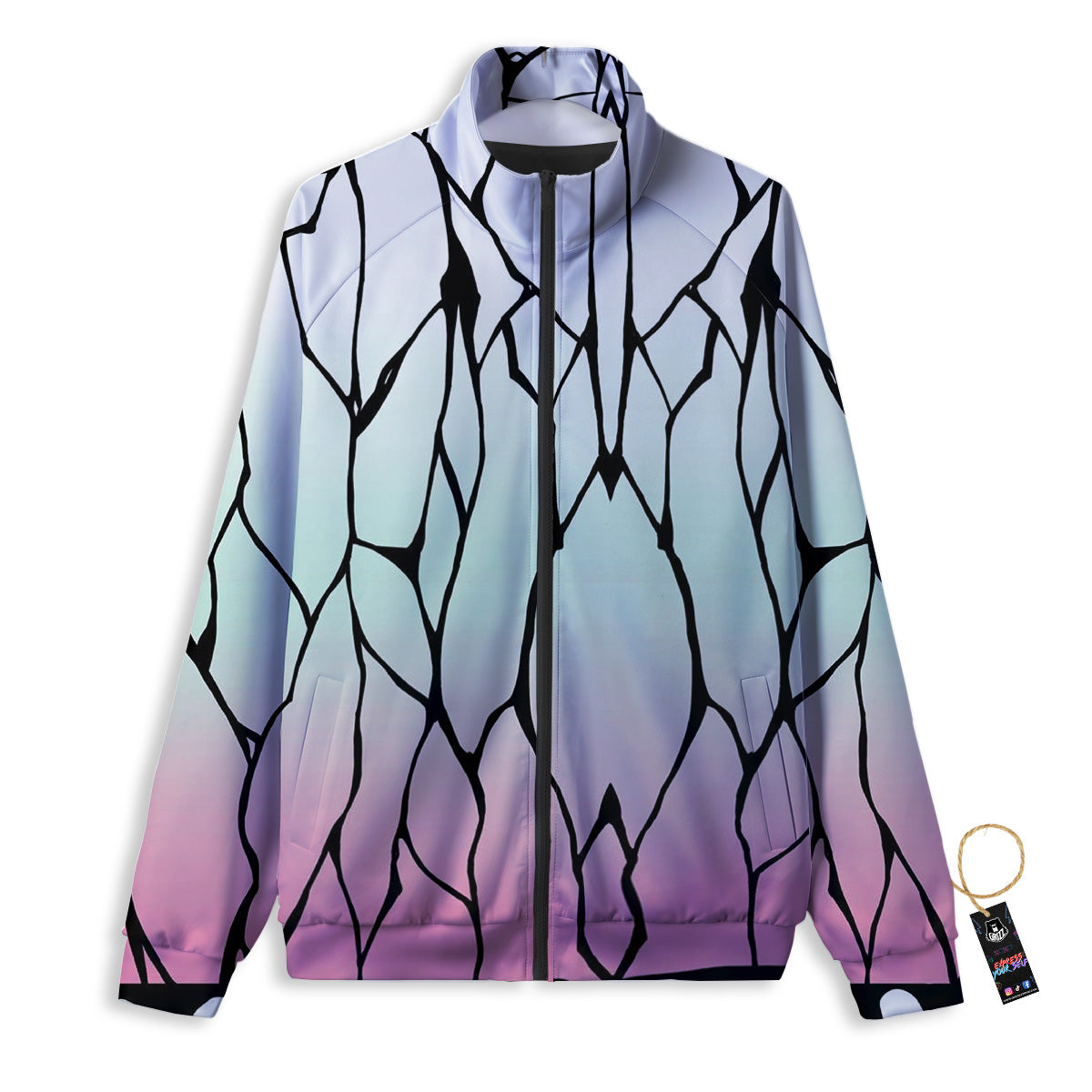 Shinobu Print Pattern Track Jacket-grizzshop