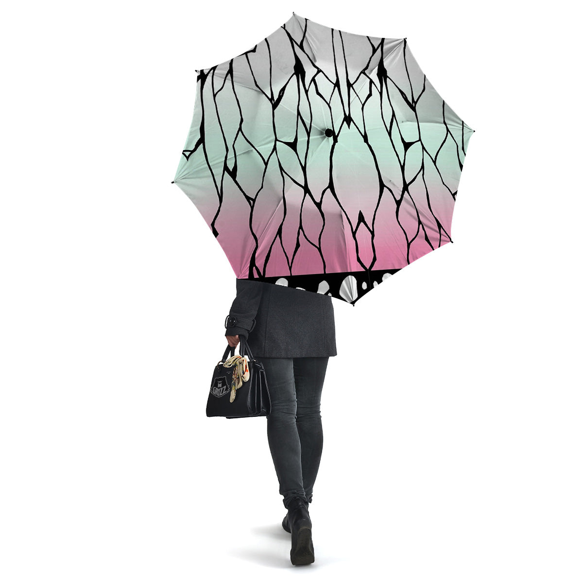 Shinobu Print Pattern Umbrella-grizzshop