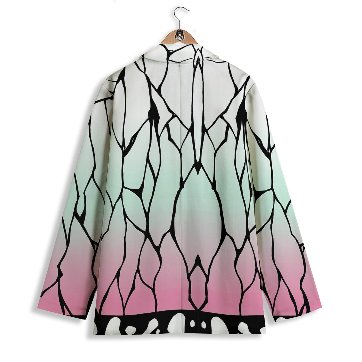 Shinobu Print Pattern Women's Blazer-grizzshop