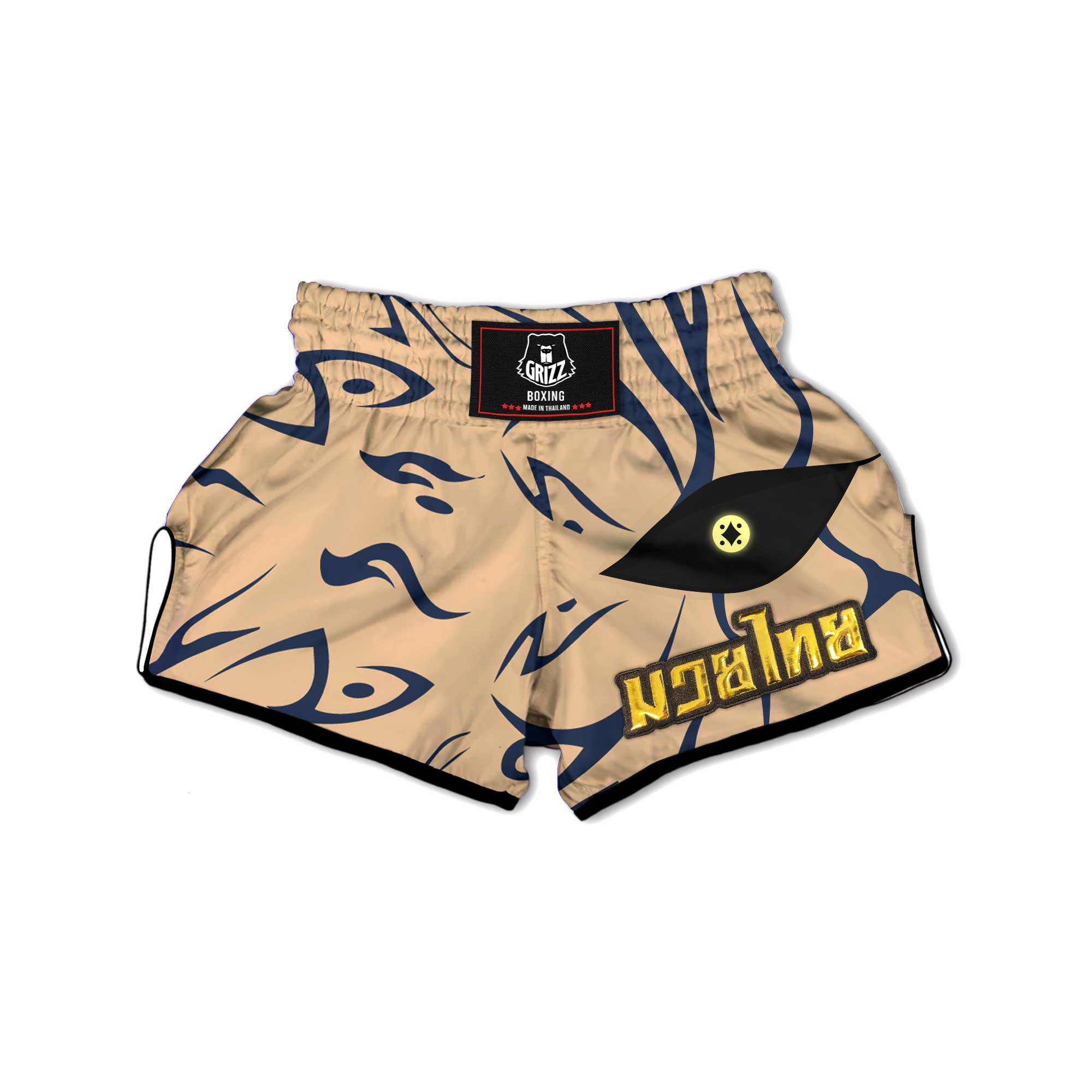 Shukaku One Tail Muay Thai Boxing Shorts-grizzshop