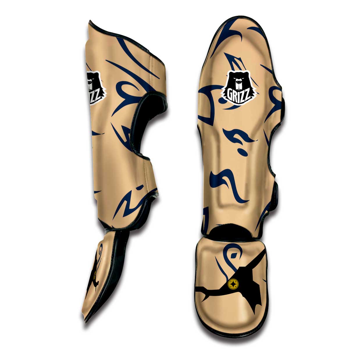 Shukaku One Tail Muay Thai Shin Guards-grizzshop