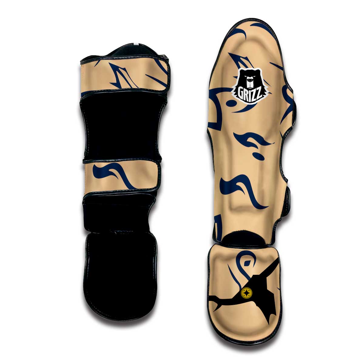 Shukaku One Tail Muay Thai Shin Guards-grizzshop