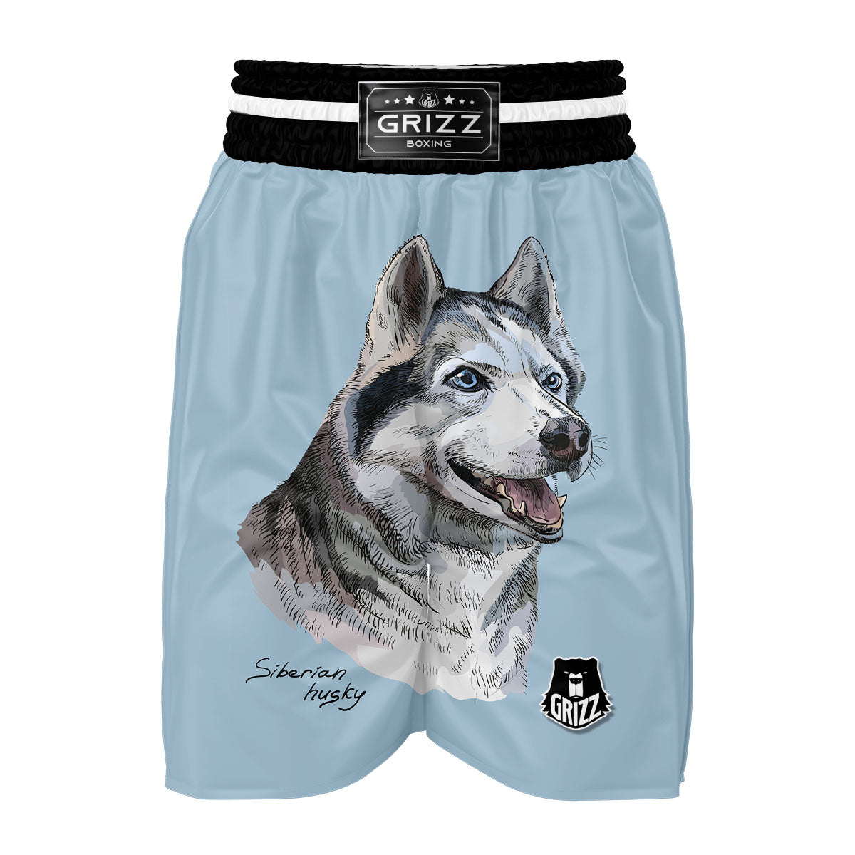 Siberian Husky Boxing Shorts-grizzshop