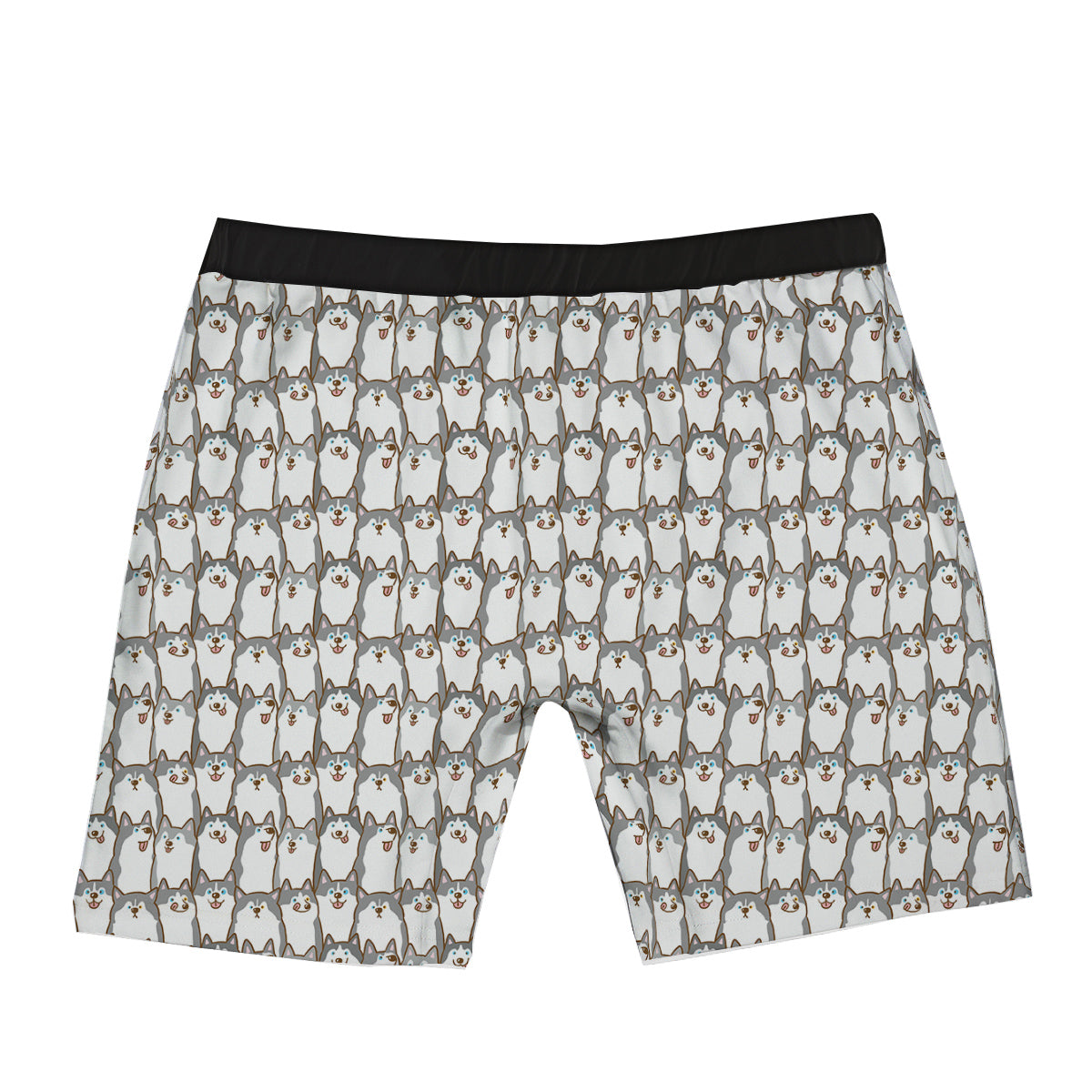 Siberian Husky Cute Print Pattern Boxer Briefs-grizzshop