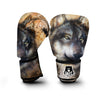 Siberian Husky Drawing Print Boxing Gloves-grizzshop