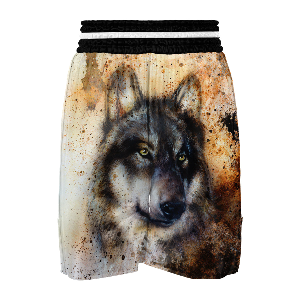 Siberian Husky Drawing Print Boxing Shorts-grizzshop