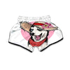 Siberian Husky Hat Print Muay Thai Boxing Shorts-grizzshop