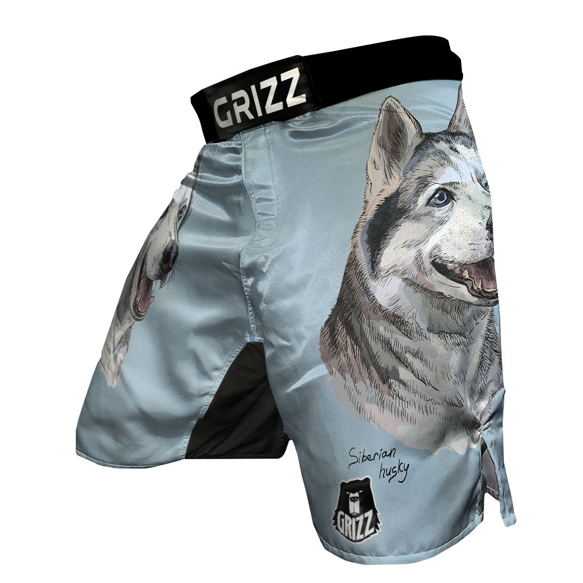 Siberian Husky MMA Shorts-grizzshop