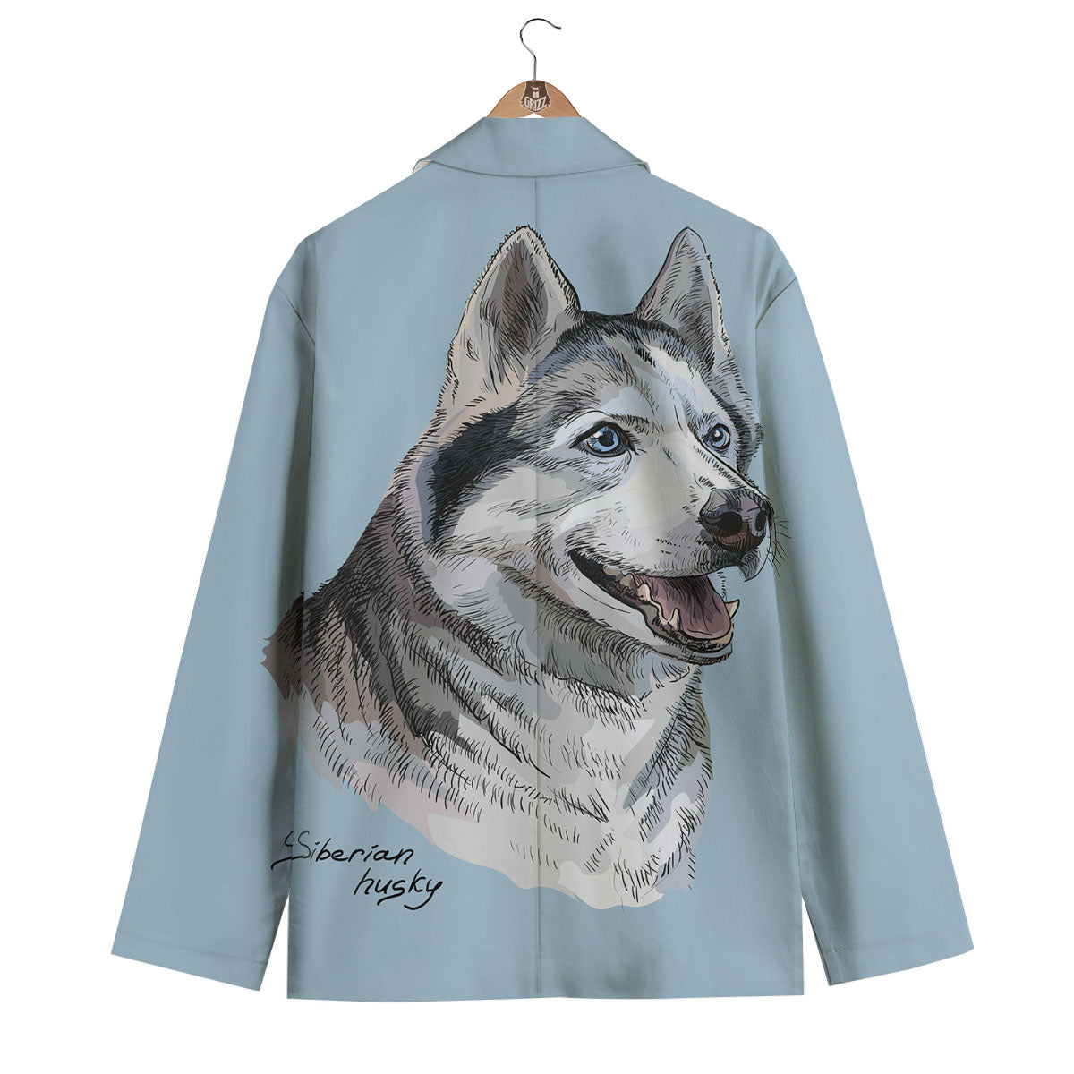 Siberian Husky Men's Blazer-grizzshop