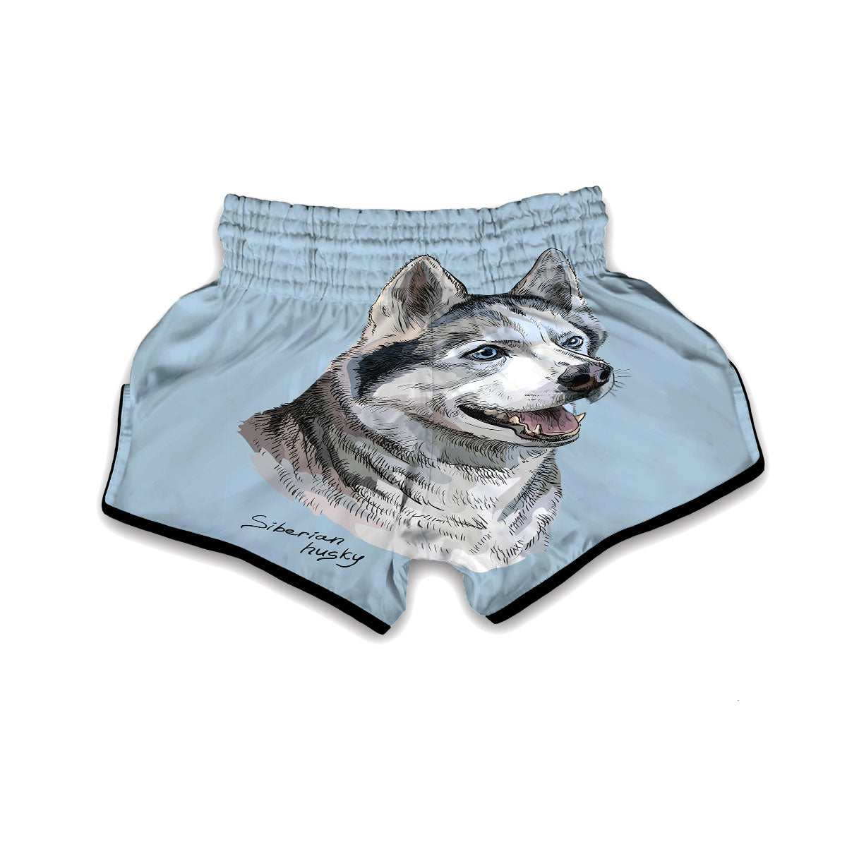 Siberian Husky Muay Thai Boxing Shorts-grizzshop