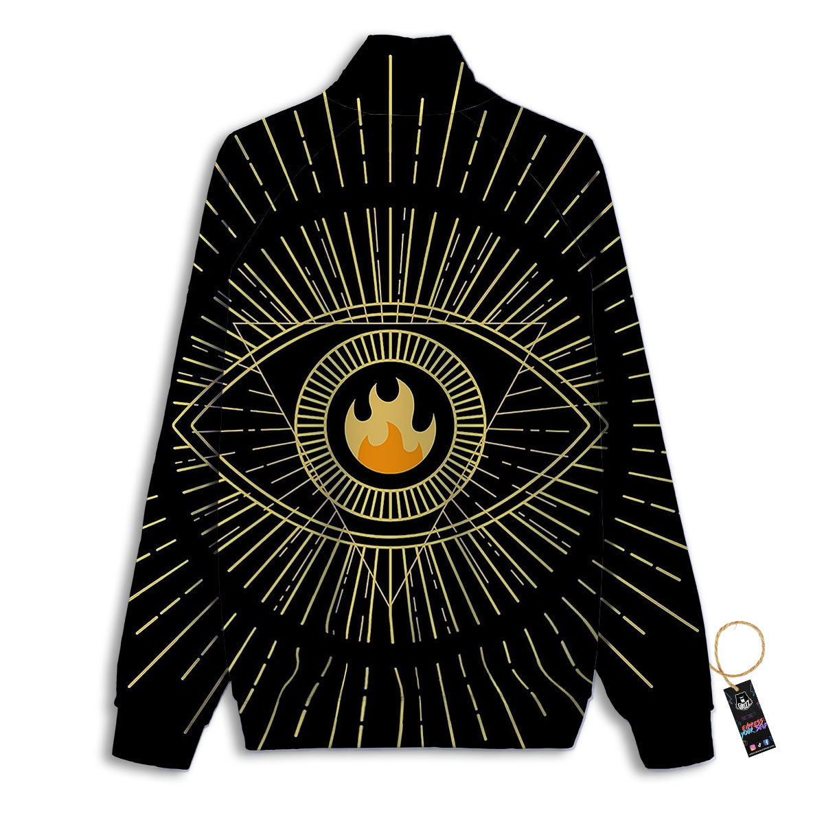 Sight Masonic Eye Print Track Jacket-grizzshop