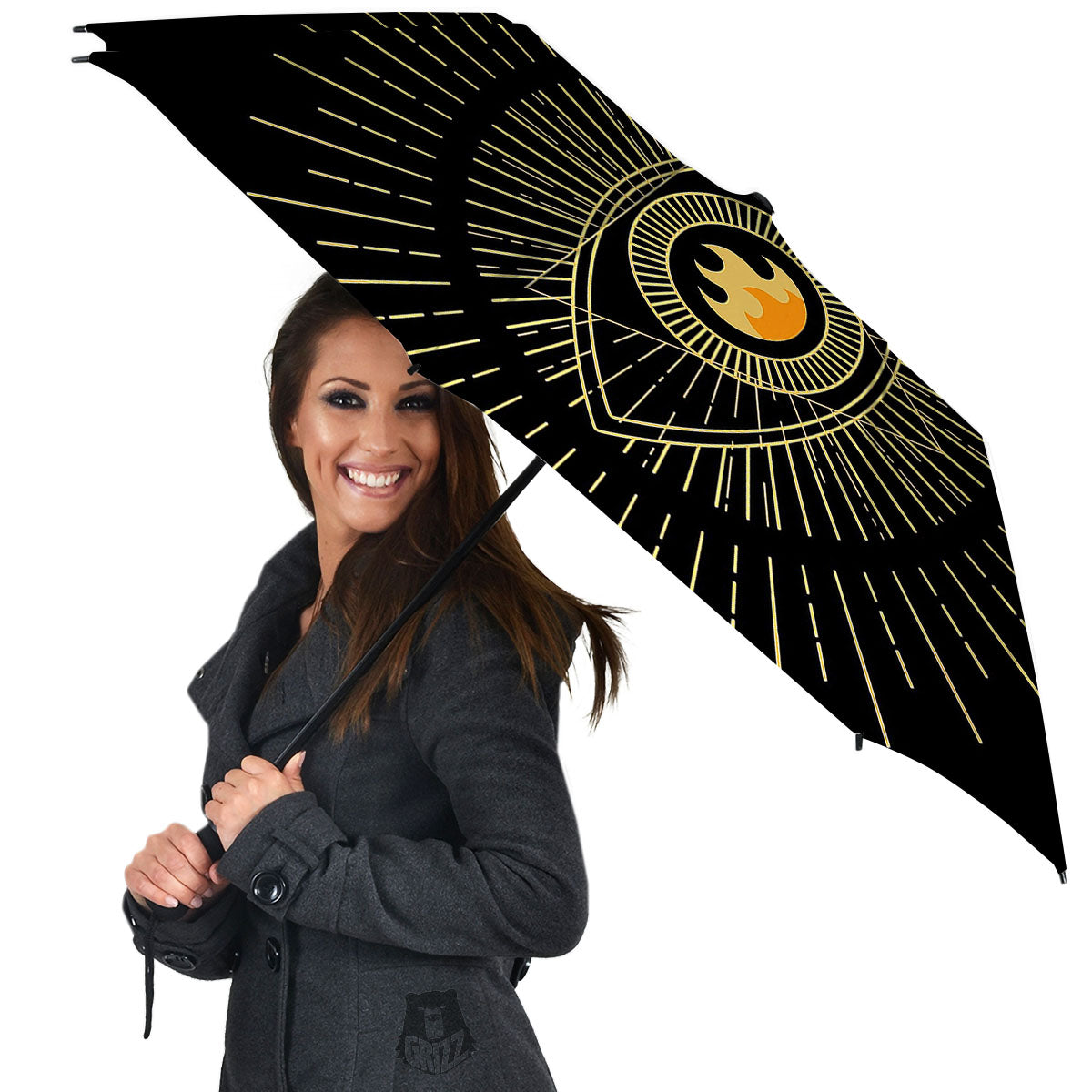 Sight Masonic Eye Print Umbrella-grizzshop
