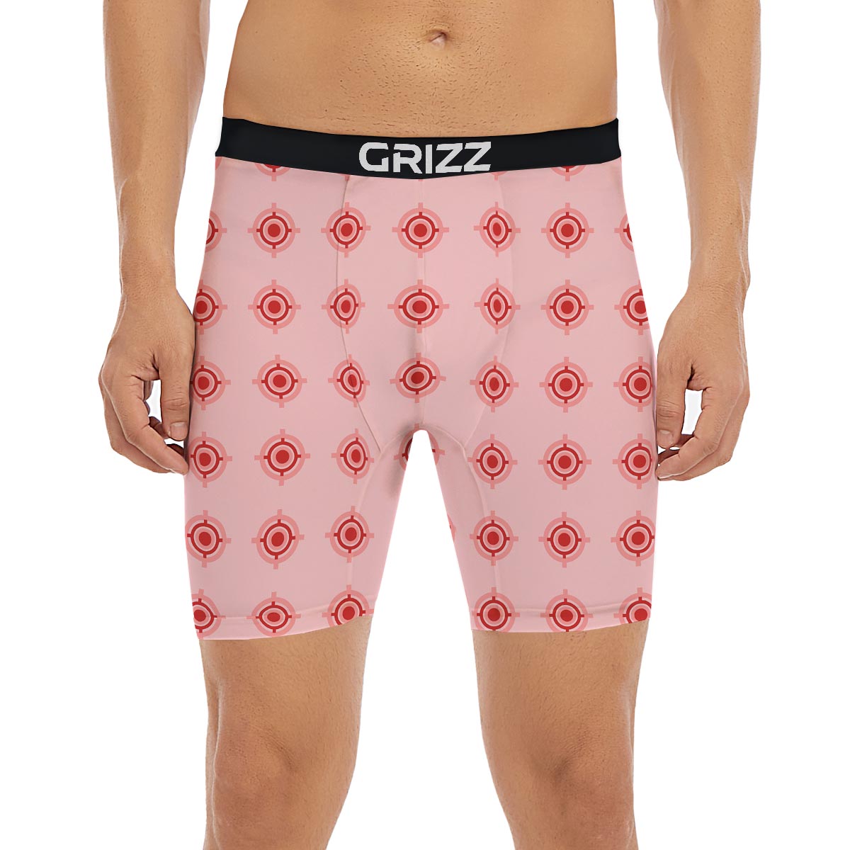 Sight Red Gun Print Pattern Boxer Briefs-grizzshop