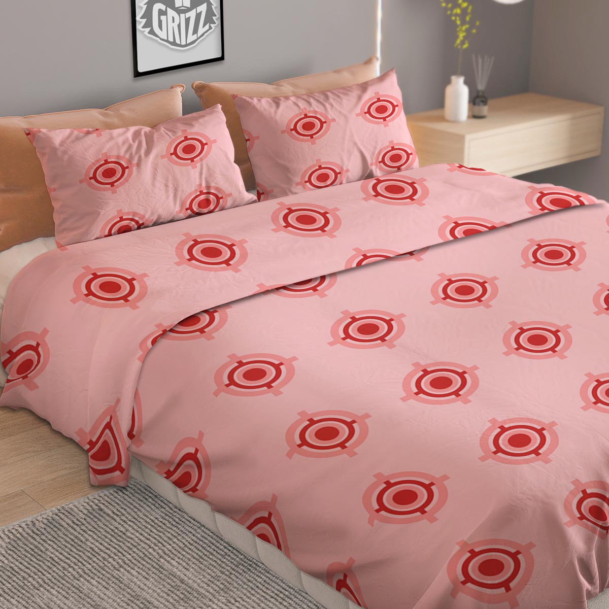Sloth Watercolor Print Pattern Duvet Cover Bedding Set