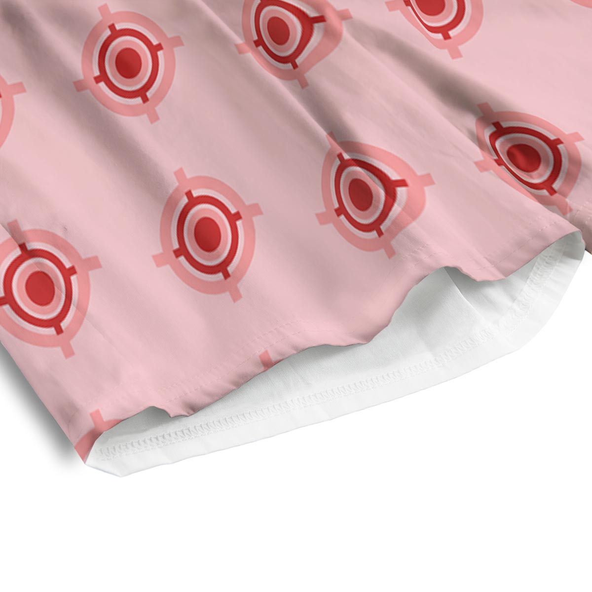 Sight Red Gun Print Pattern Men's Athletic Shorts