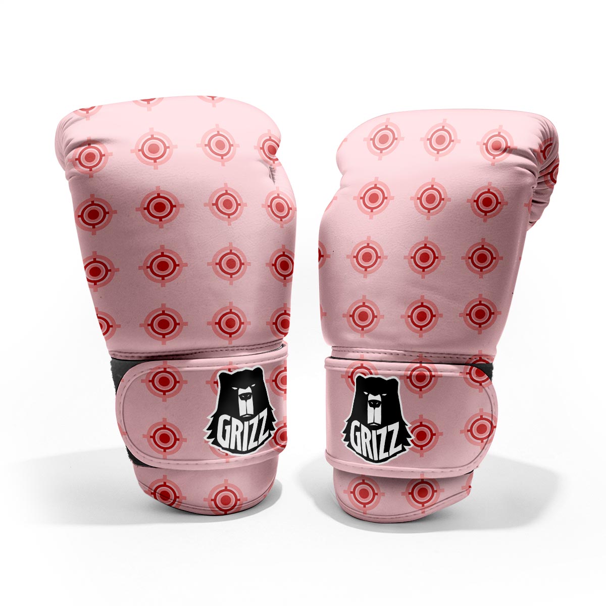 Sight Red Gun Print Pattern Pro Boxing Glove