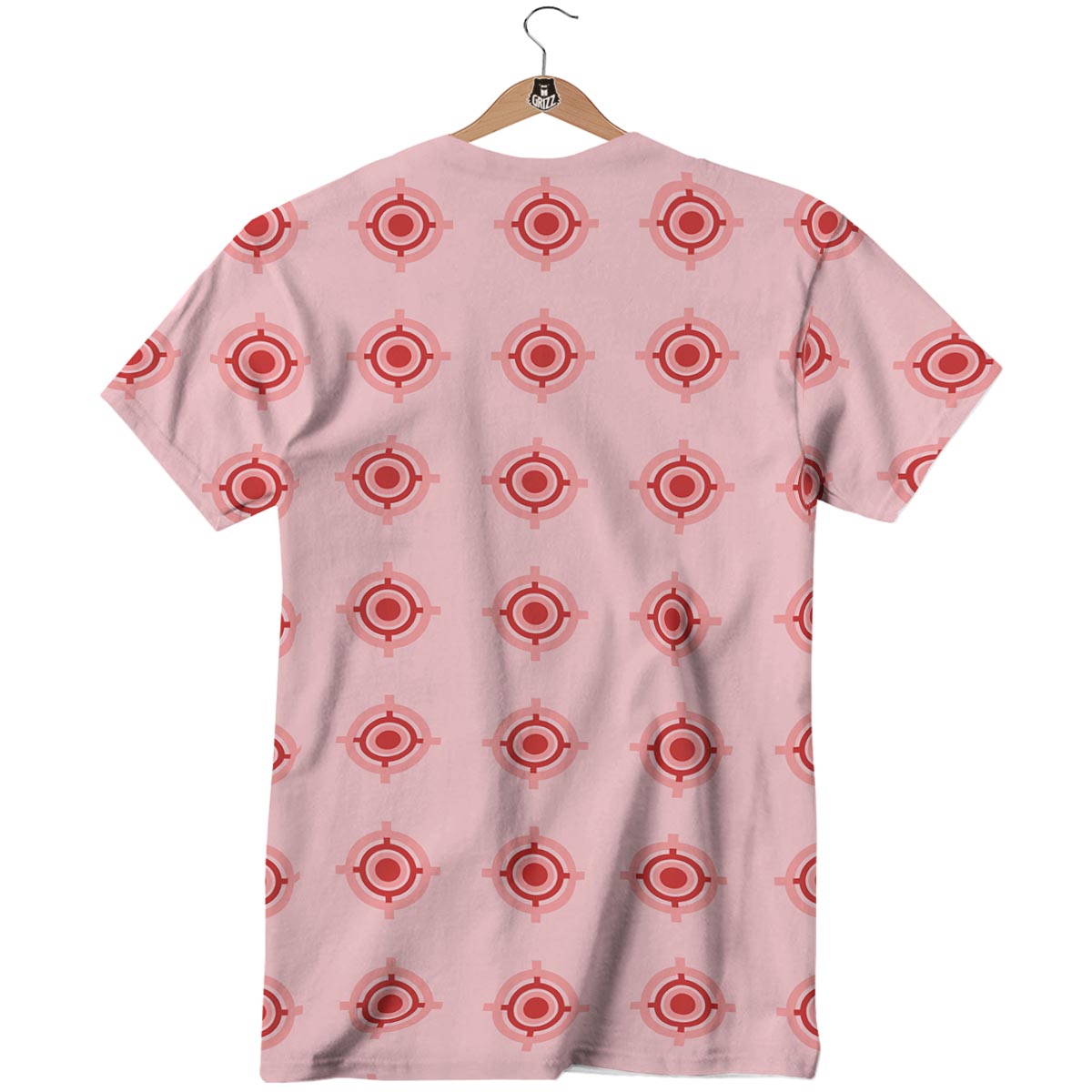 Sight Red Gun Print Pattern T-Shirt-grizzshop
