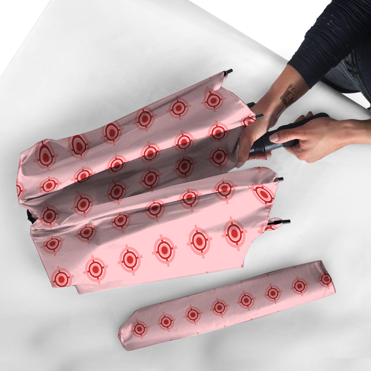 Sight Red Gun Print Pattern Umbrella-grizzshop
