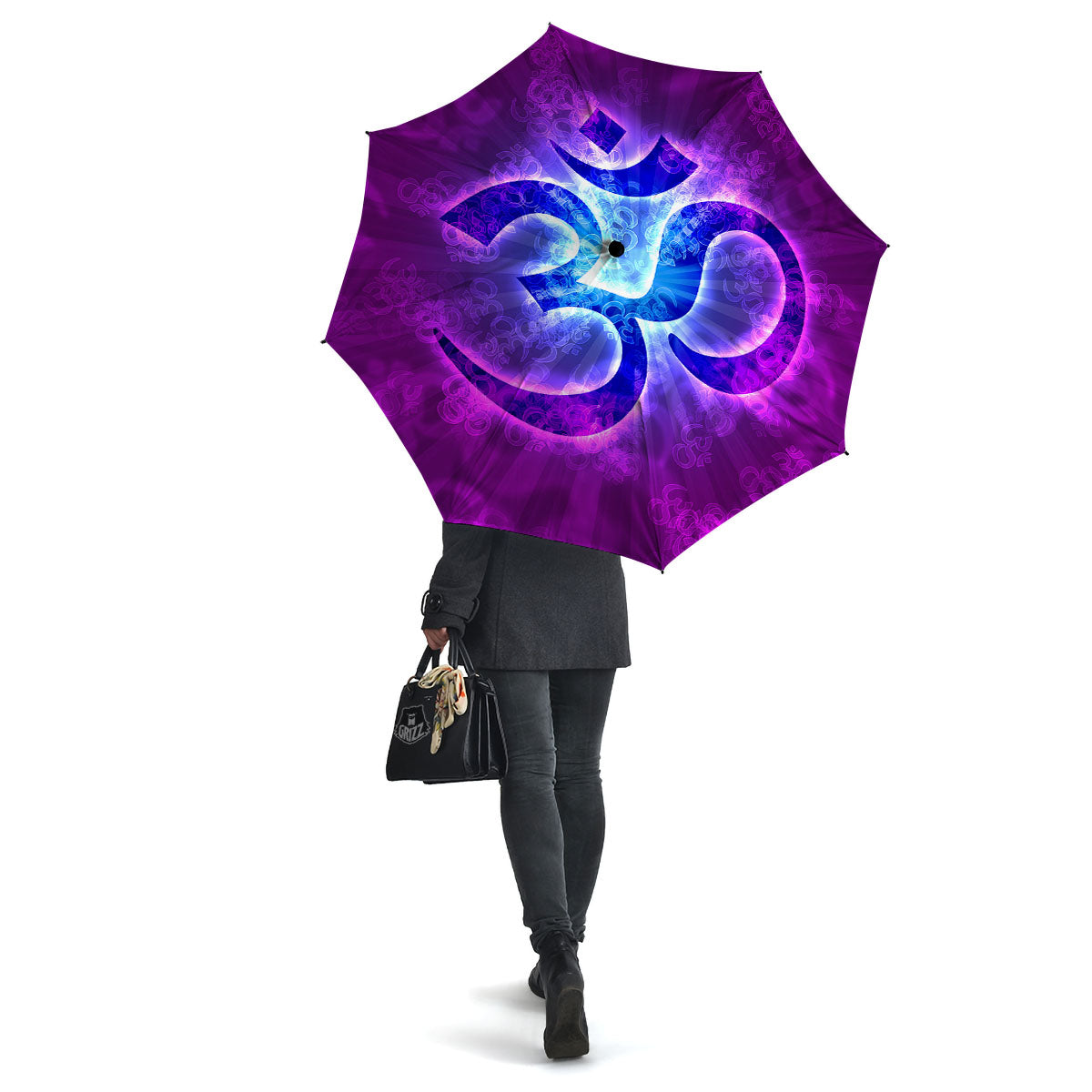 Sign Om Indian Print Umbrella-grizzshop