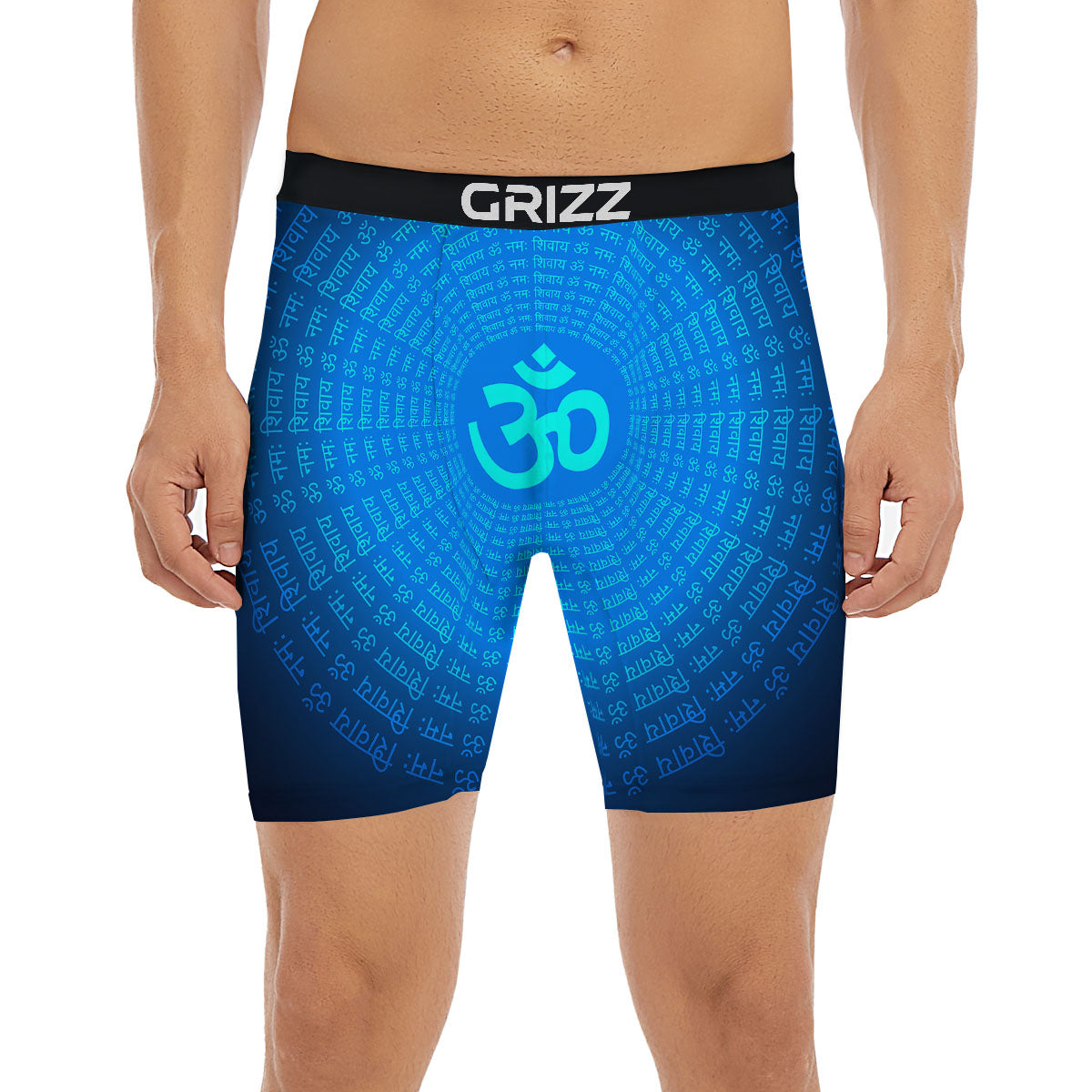 Sign Om Spiritual Print Boxer Briefs-grizzshop