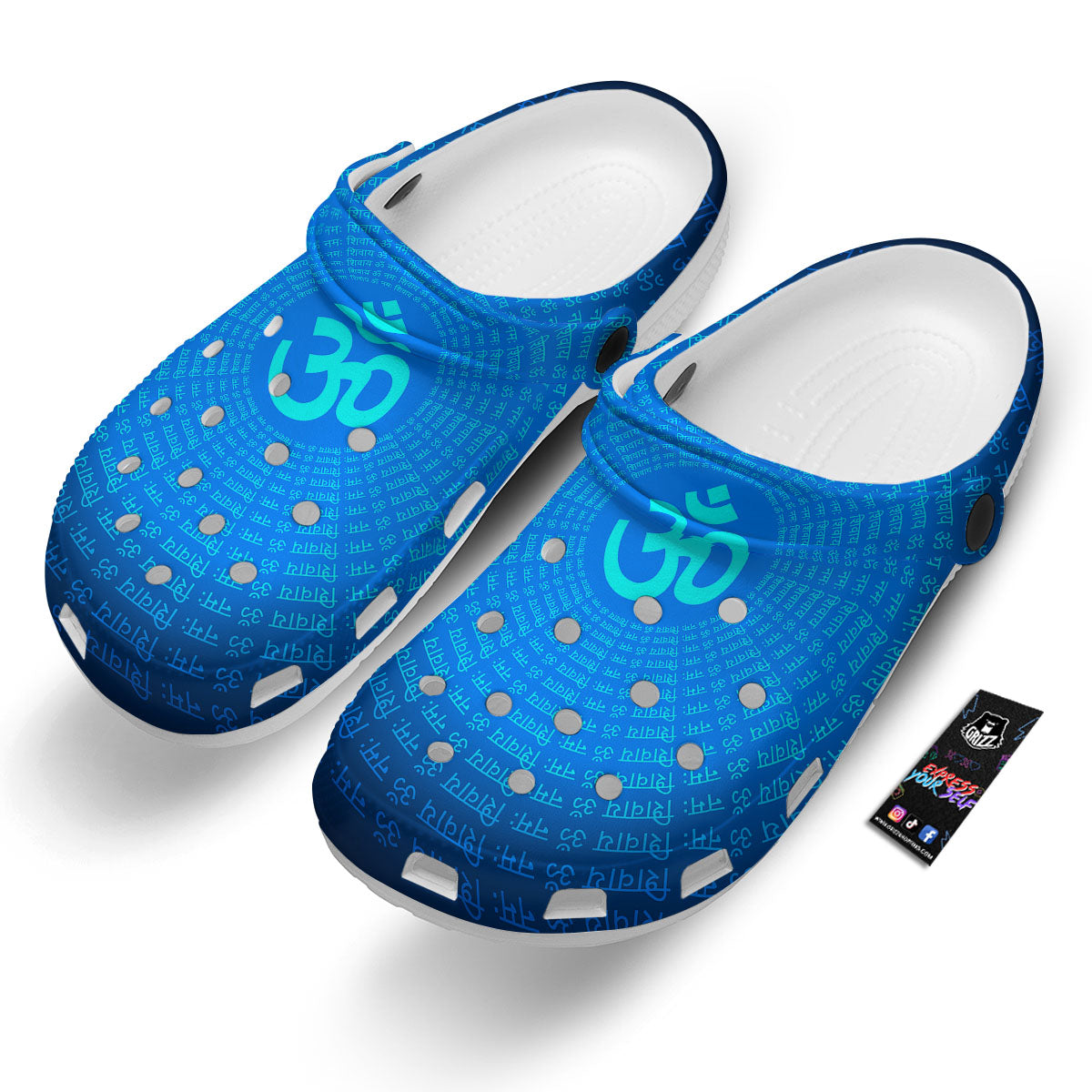 Sign Om Spiritual Print Clog-grizzshop