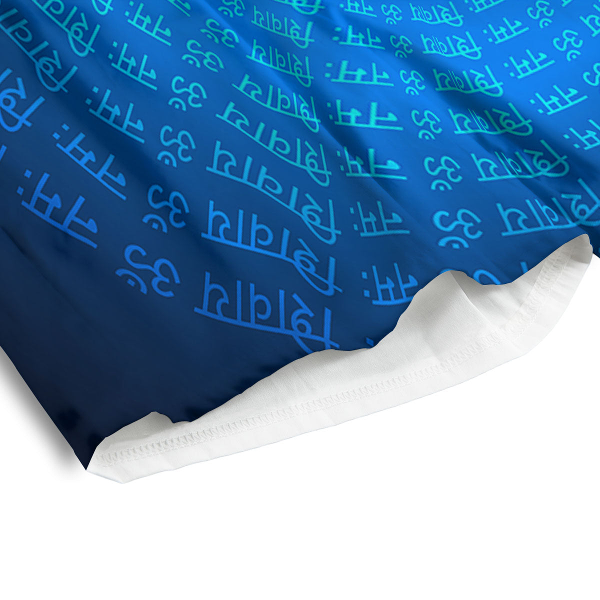 Sign Om Spiritual Print Men's Athletic Shorts
