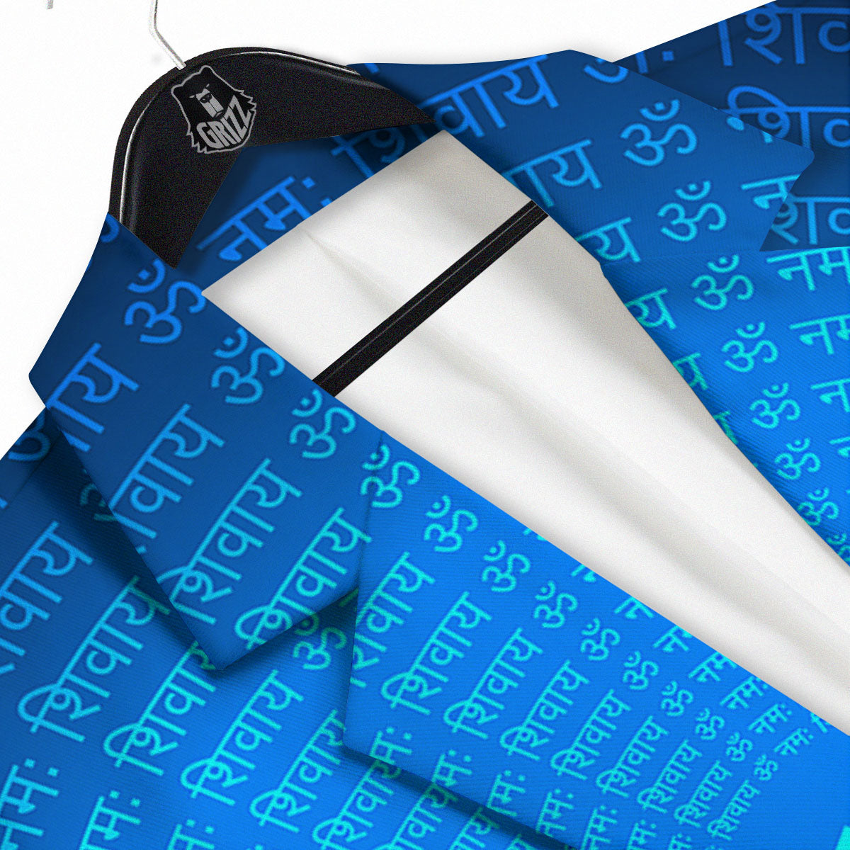 Sign Om Spiritual Print Men's Sport Coat-grizzshop