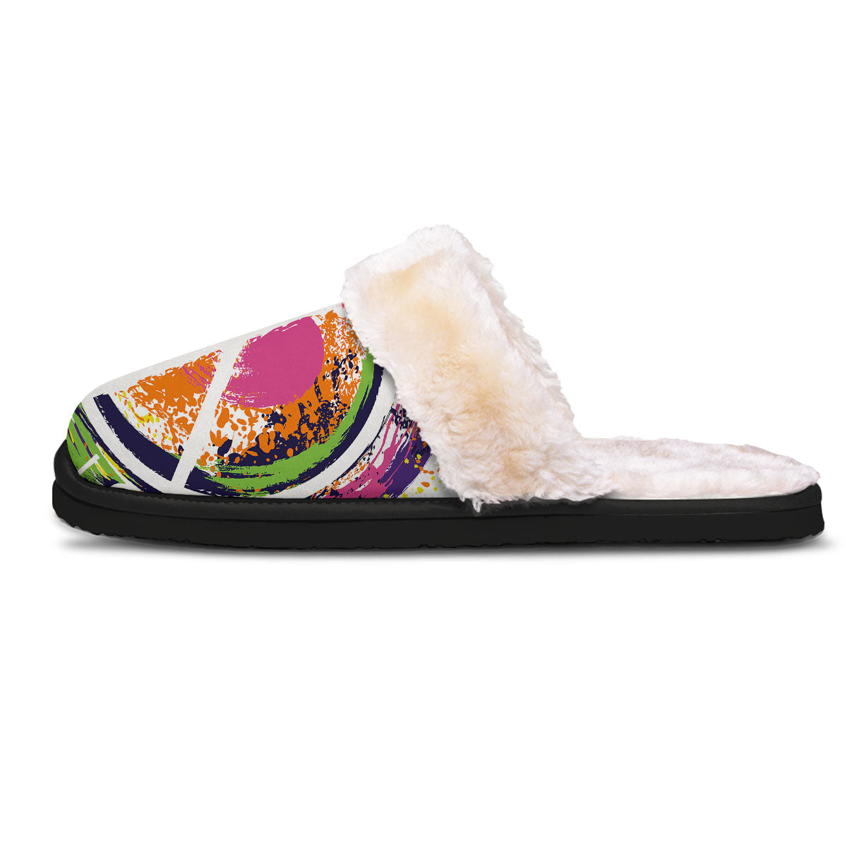 Sign Peace Rasta Print Slippers-grizzshop