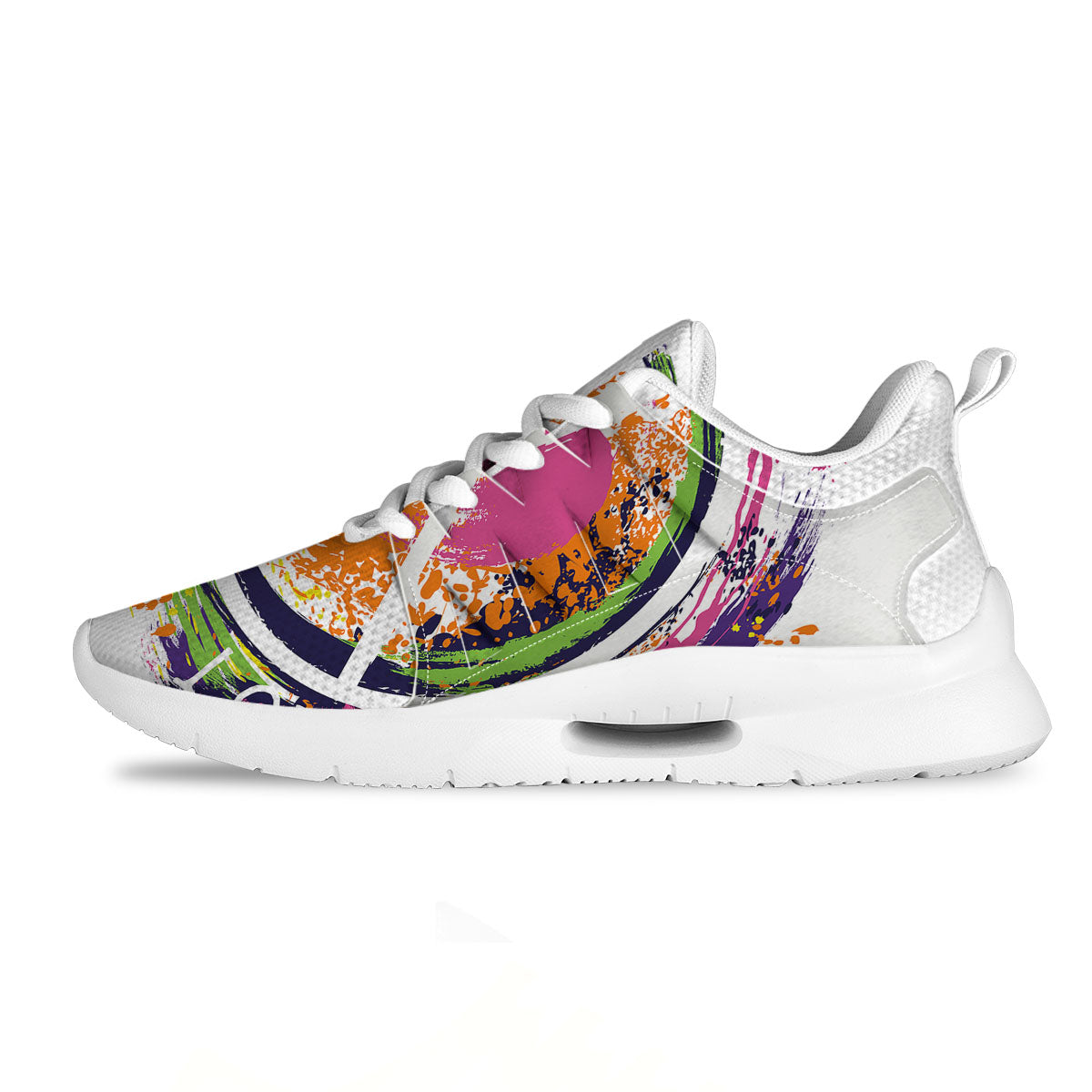 Sign Peace Rasta Print Tennis Shoes-grizzshop