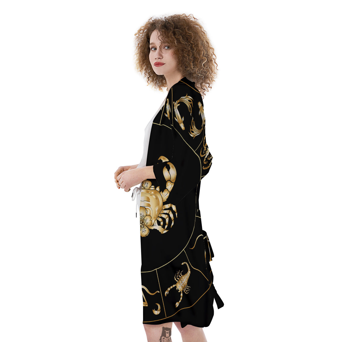 Signs Astrological And Cancer Print Kimono-grizzshop
